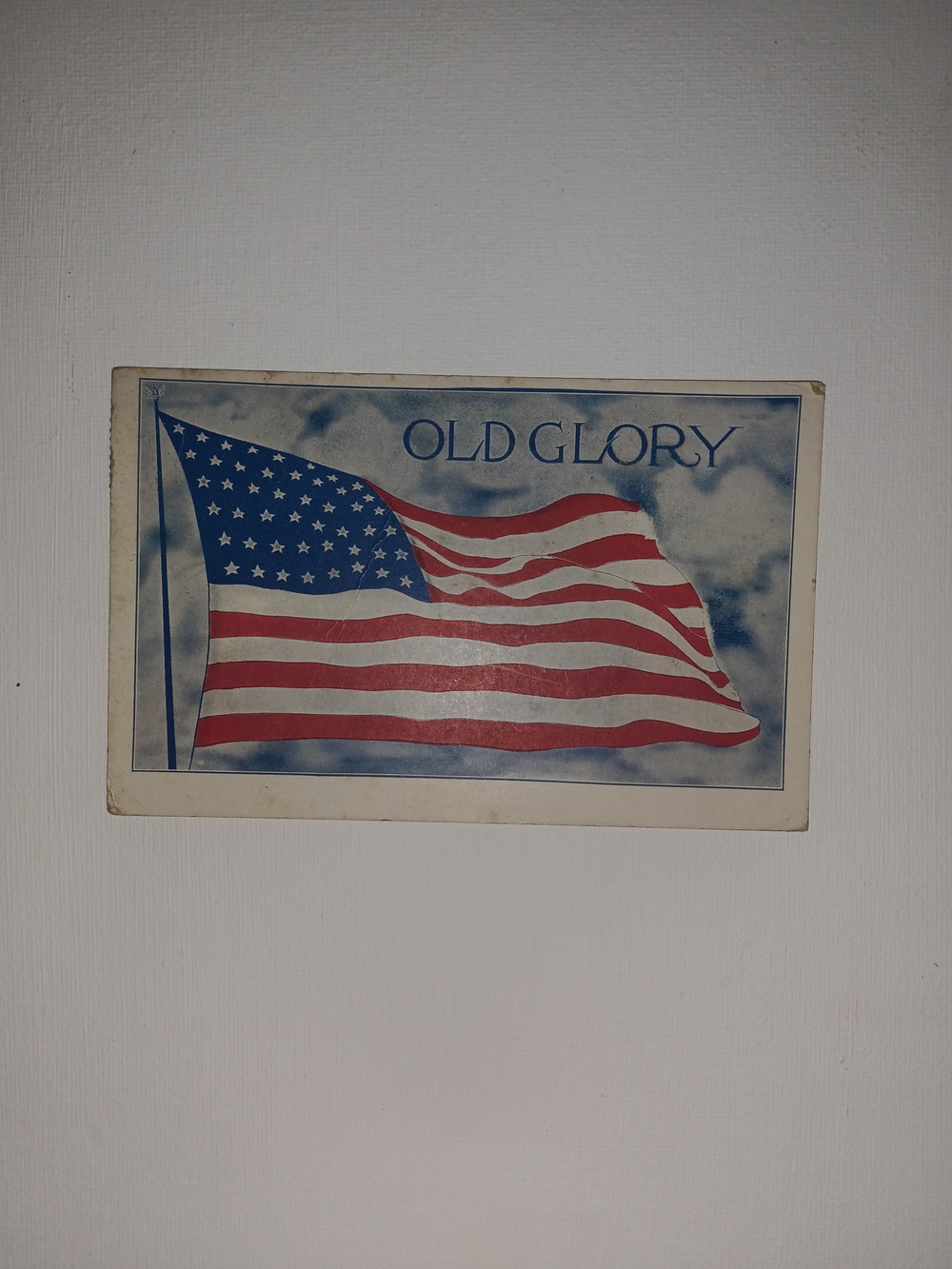 1912-1959 Vintage 'Old Glory' American Flag Print - Red, White & Blue